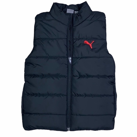 Puma Other - PUMA Kids Black Full Zip Puffer Vest 2/$40
